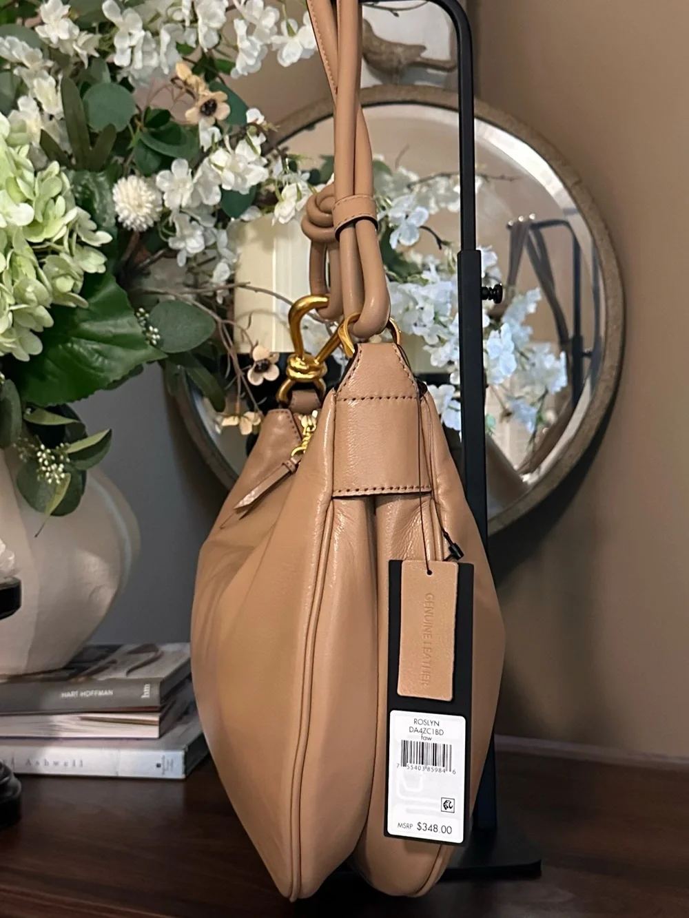 NWT | Donna Karan New York Roslyn Love Knot Shoulder Bag
